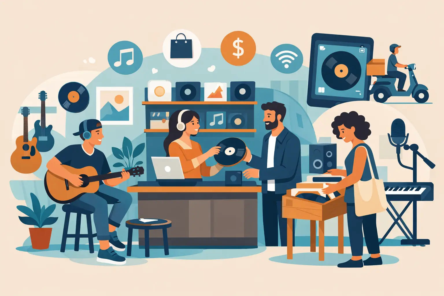 What Makes an Independent Artist Music Store Work