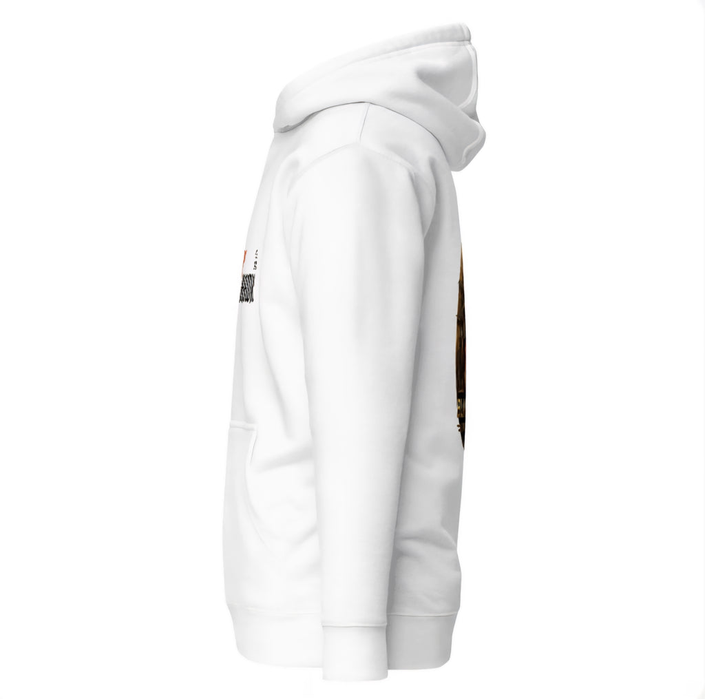 BLACK HAWK HOODIE ( WHITE)