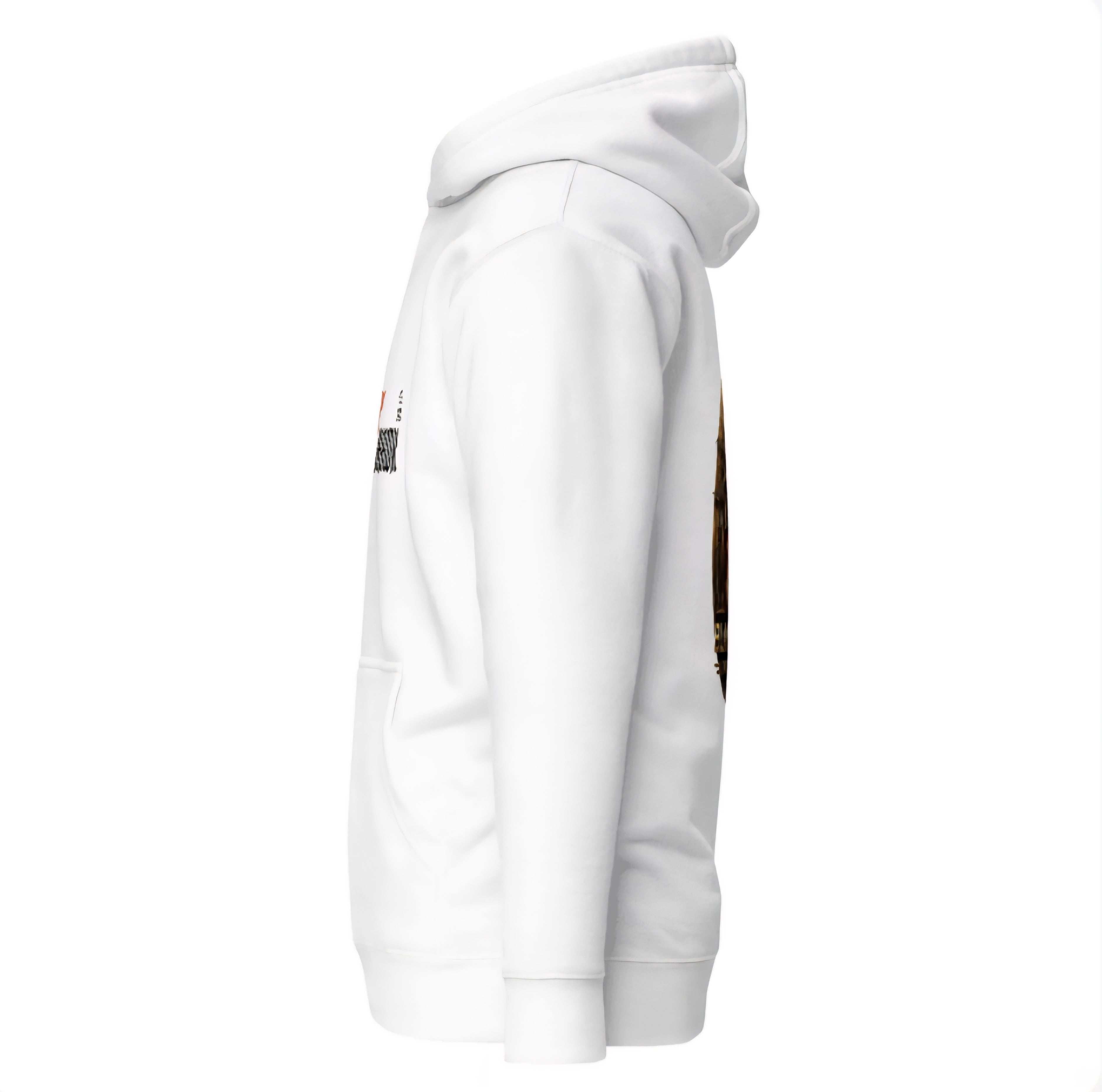 BLACK HAWK HOODIE ( WHITE)